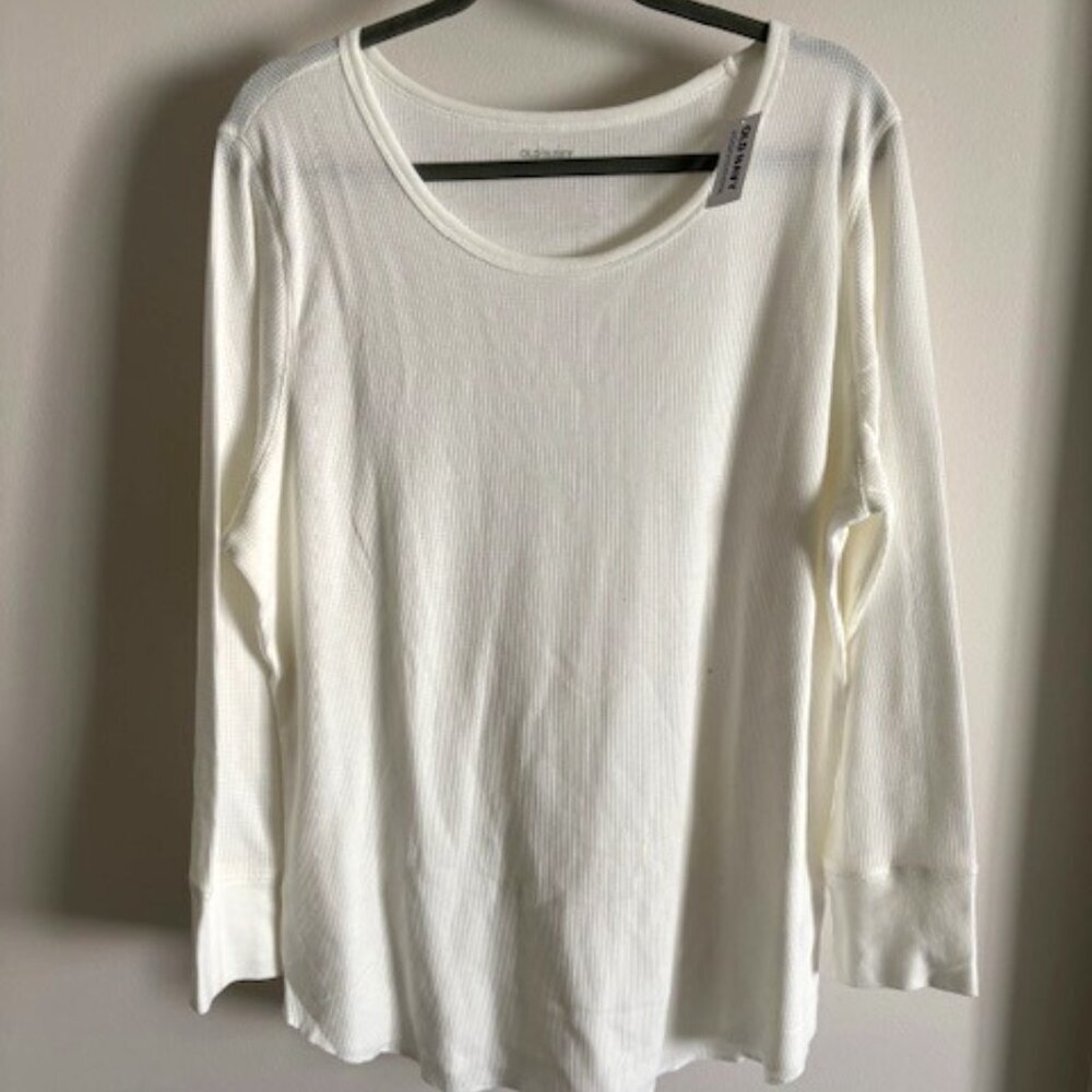 Old Navy Long John Thermal Scoop Neck top 2X